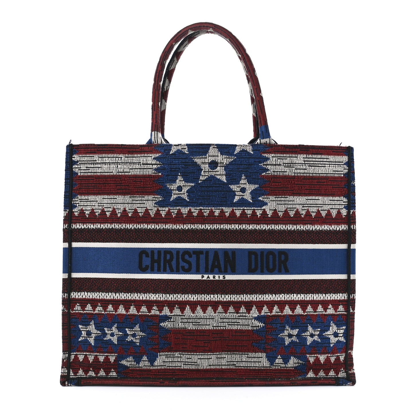 Canvas Embroidered Exclusive US Book Tote Multicolor