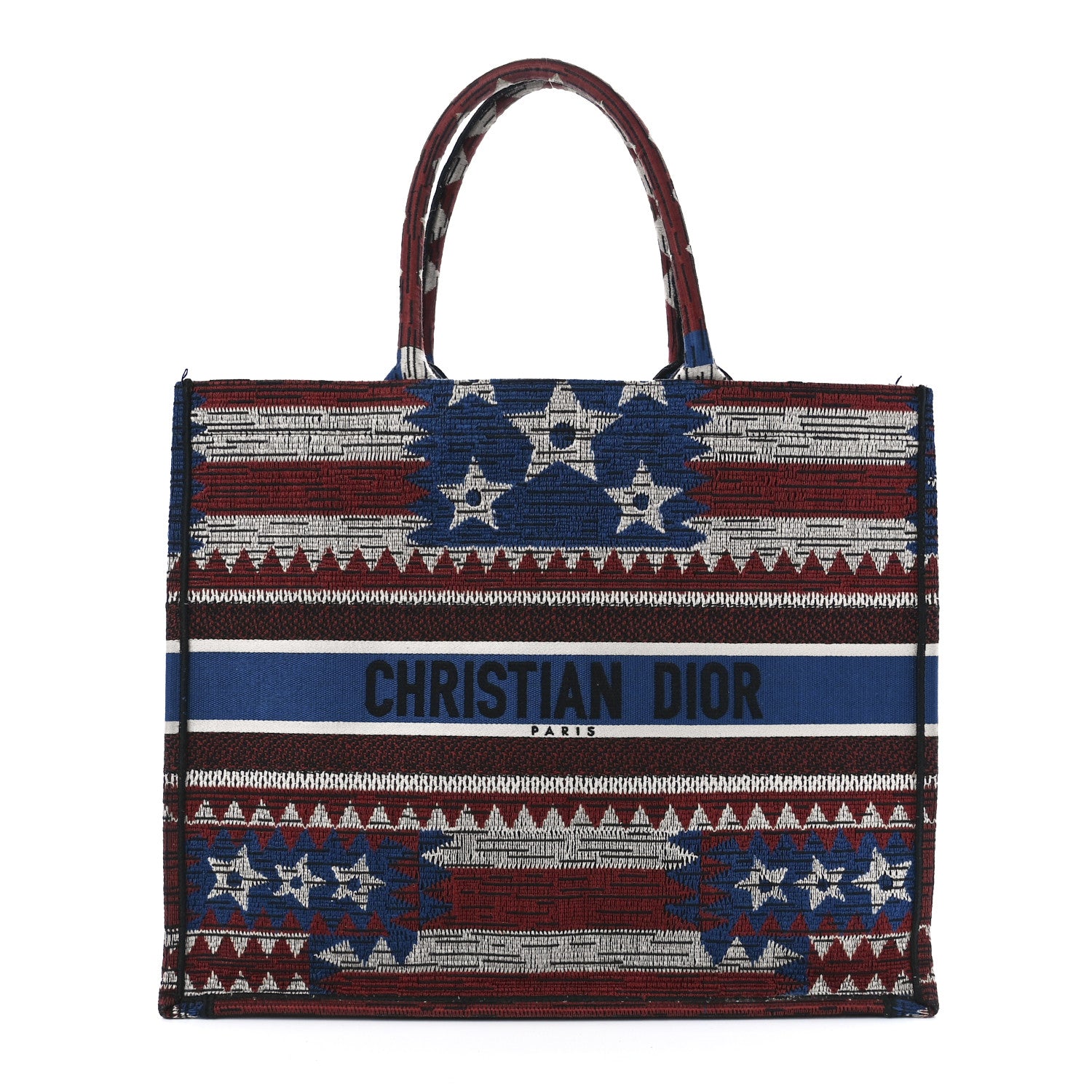 Christian Dior Canvas Embroidered Exclusive US Book Tote Multicolor 1 of 13