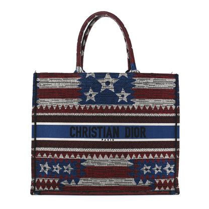 Christian Dior Canvas Embroidered Exclusive US Book Tote Multicolor 1 of 13