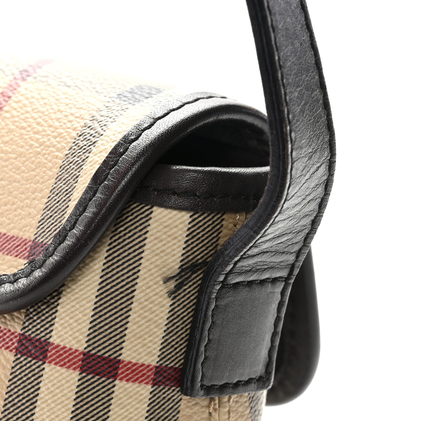Haymarket Check Buckle Shoulder Bag Chocolate