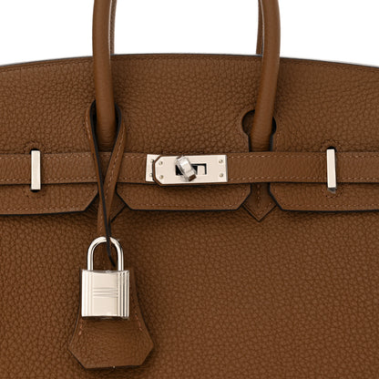 Hermes Togo Birkin 25 Alezan 8 of 11