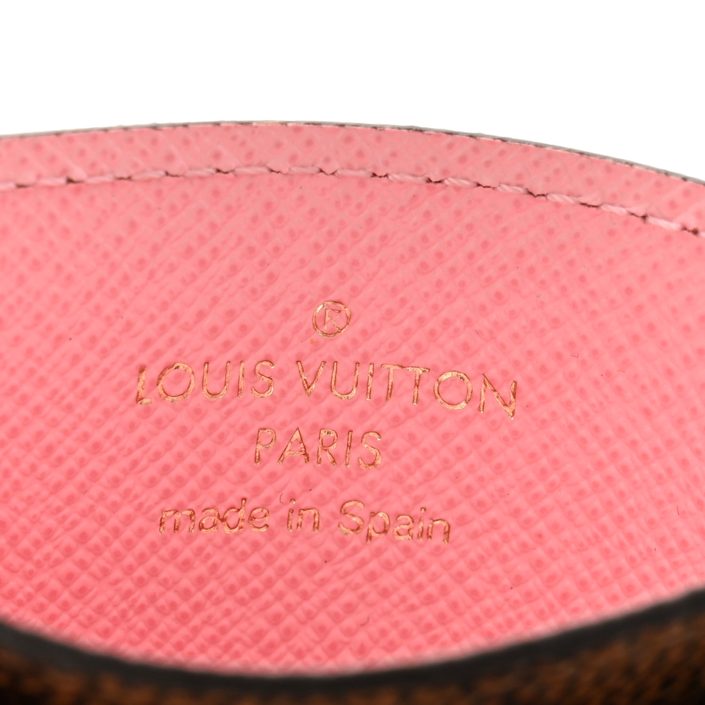 Damier Ebene Studded Card Holder