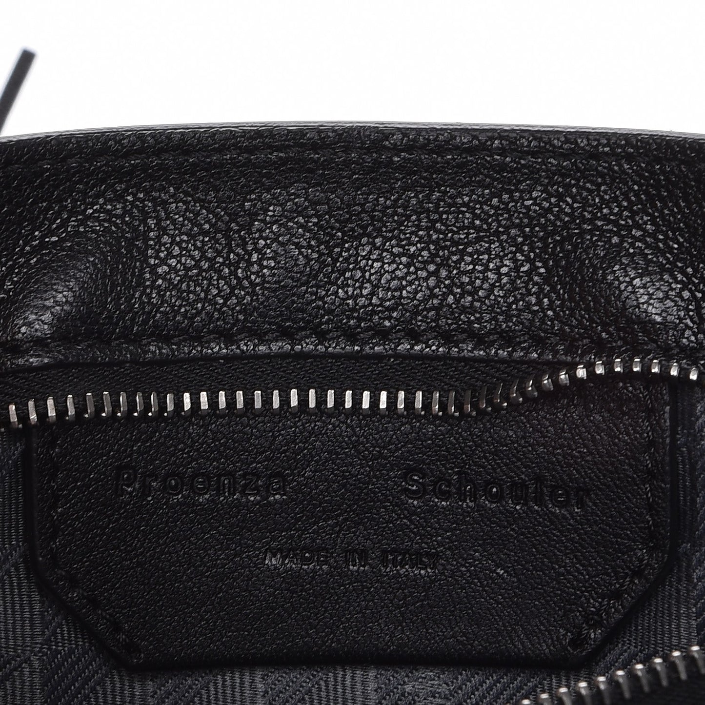 Lambskin Fringe Medium PS1 Satchel Black