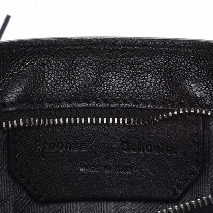 Proenza Schouler Lambskin Fringe Medium PS1 Satchel Black 6 of 8