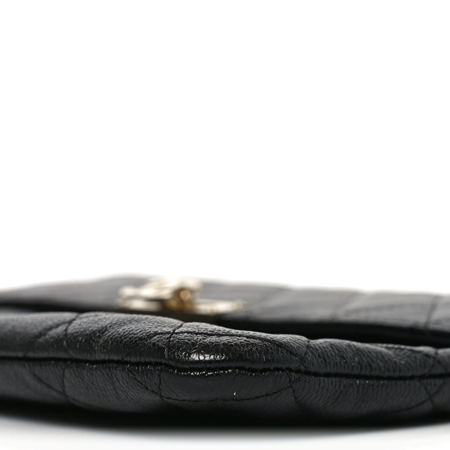 Chanel Caviar Quilted Medium Golden Class Pouch Black 11 of 11