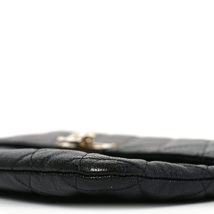Chanel Caviar Quilted Medium Golden Class Pouch Black 11 of 11