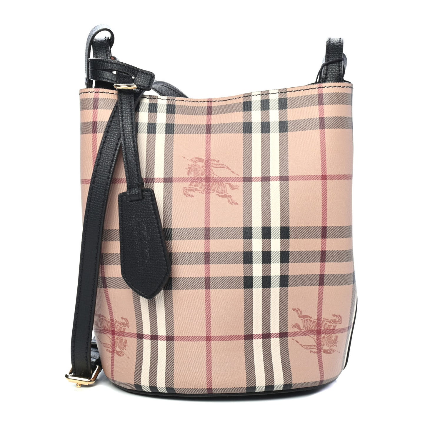 Haymarket Check Colours Small Lorne Bucket Crossbody Black