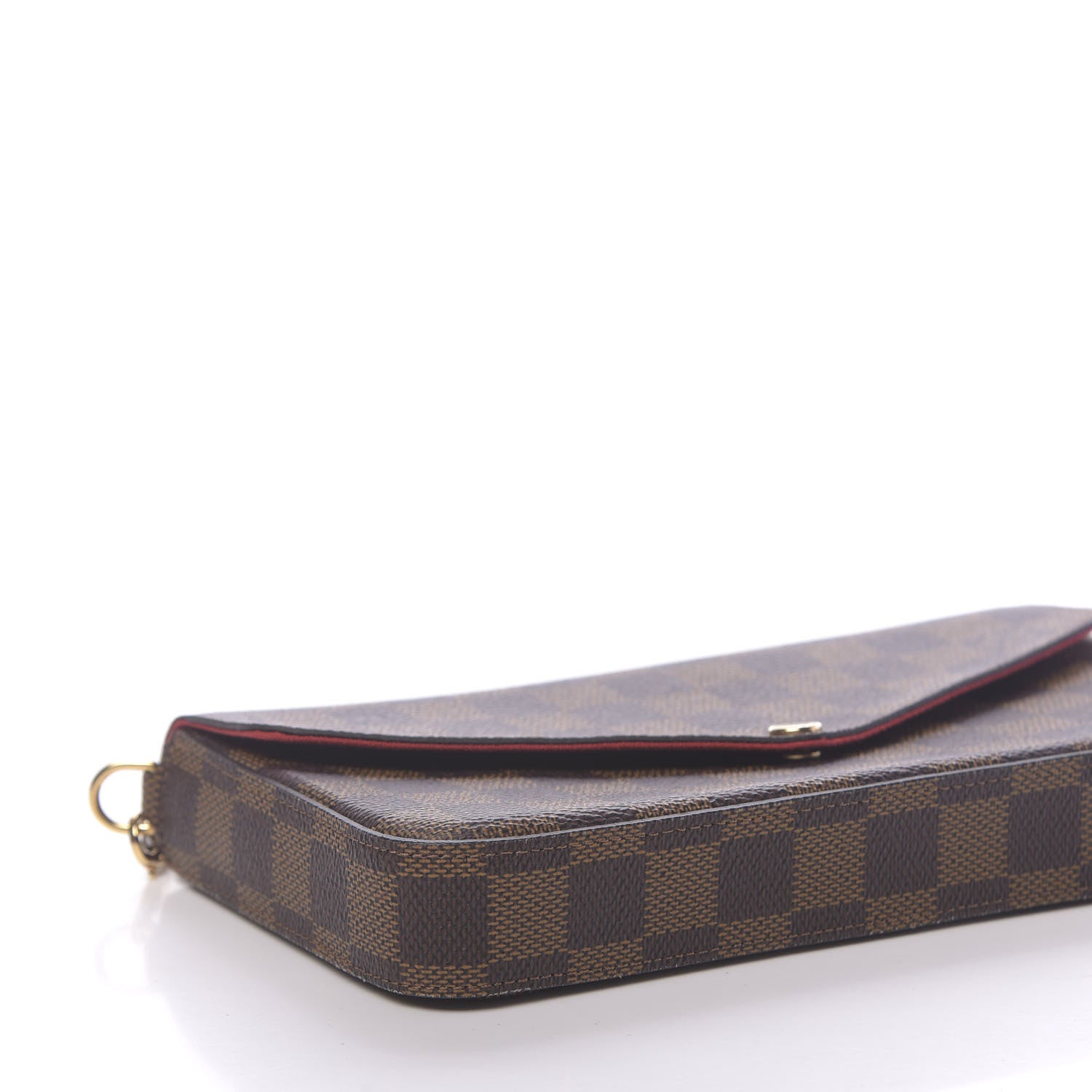 Louis Vuitton Damier Ebene Pochette Felicie Chain Wallet 11 of 13