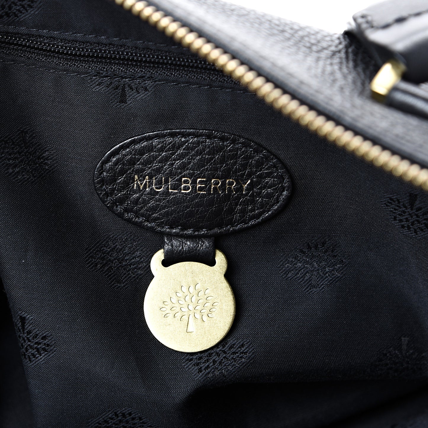 Pebbled Calfskin Effie Tote Black