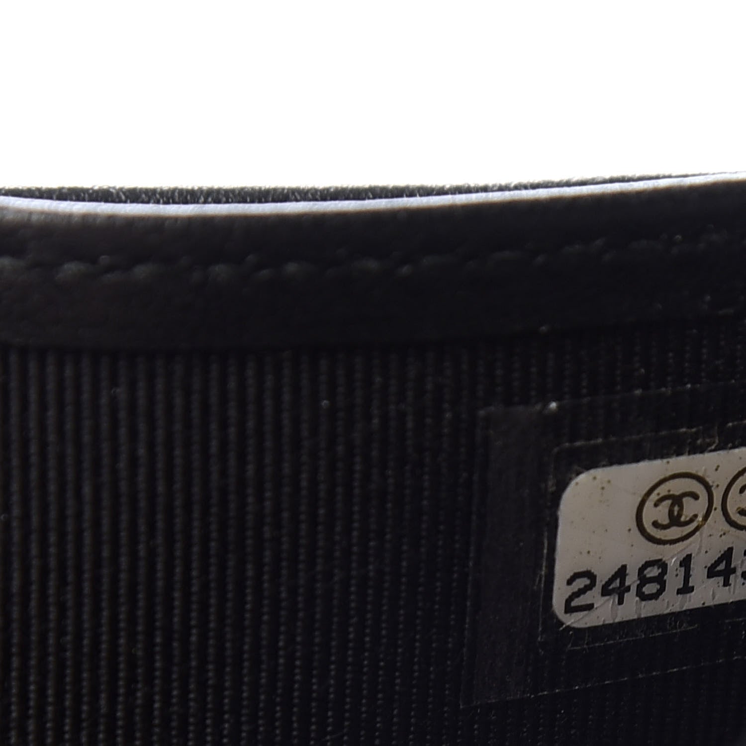 Chanel Iridescent Caviar Quilted Compact Flap Wallet Black 8 of 9