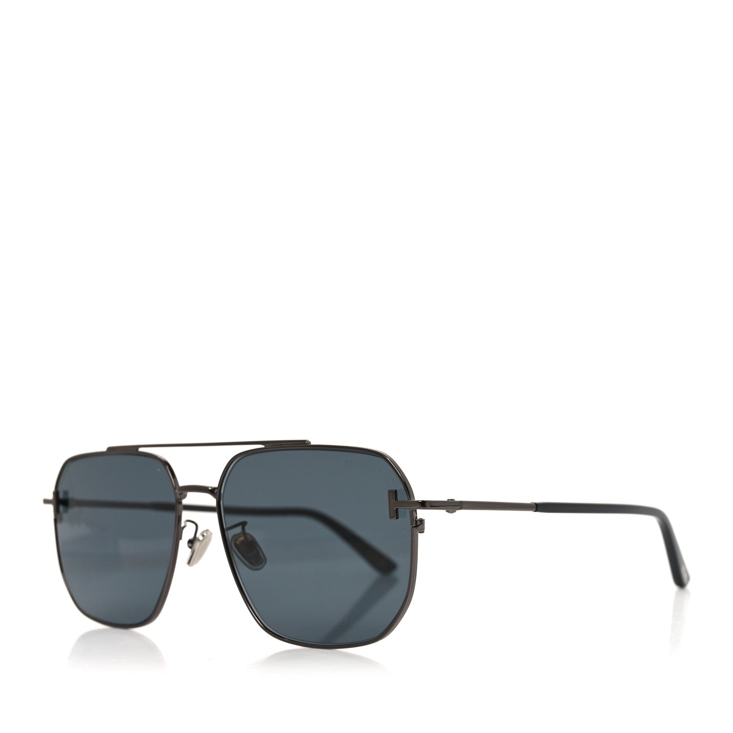 Tom Ford Navigator Aviator Sunglasses TF1249 Gunmetal 1 of 7