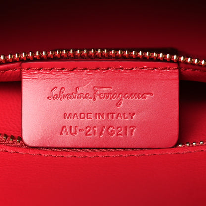 Salvatore Ferragamo Calfskin Anna Shoulder Bag Pamplona 6 of 10