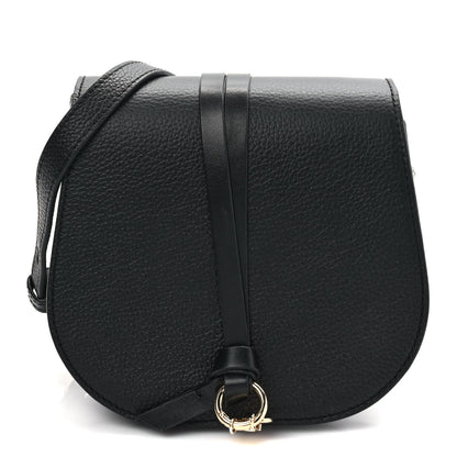 Chloe Calfskin Mini Alphabet Saddle Bag Black 1 of 9