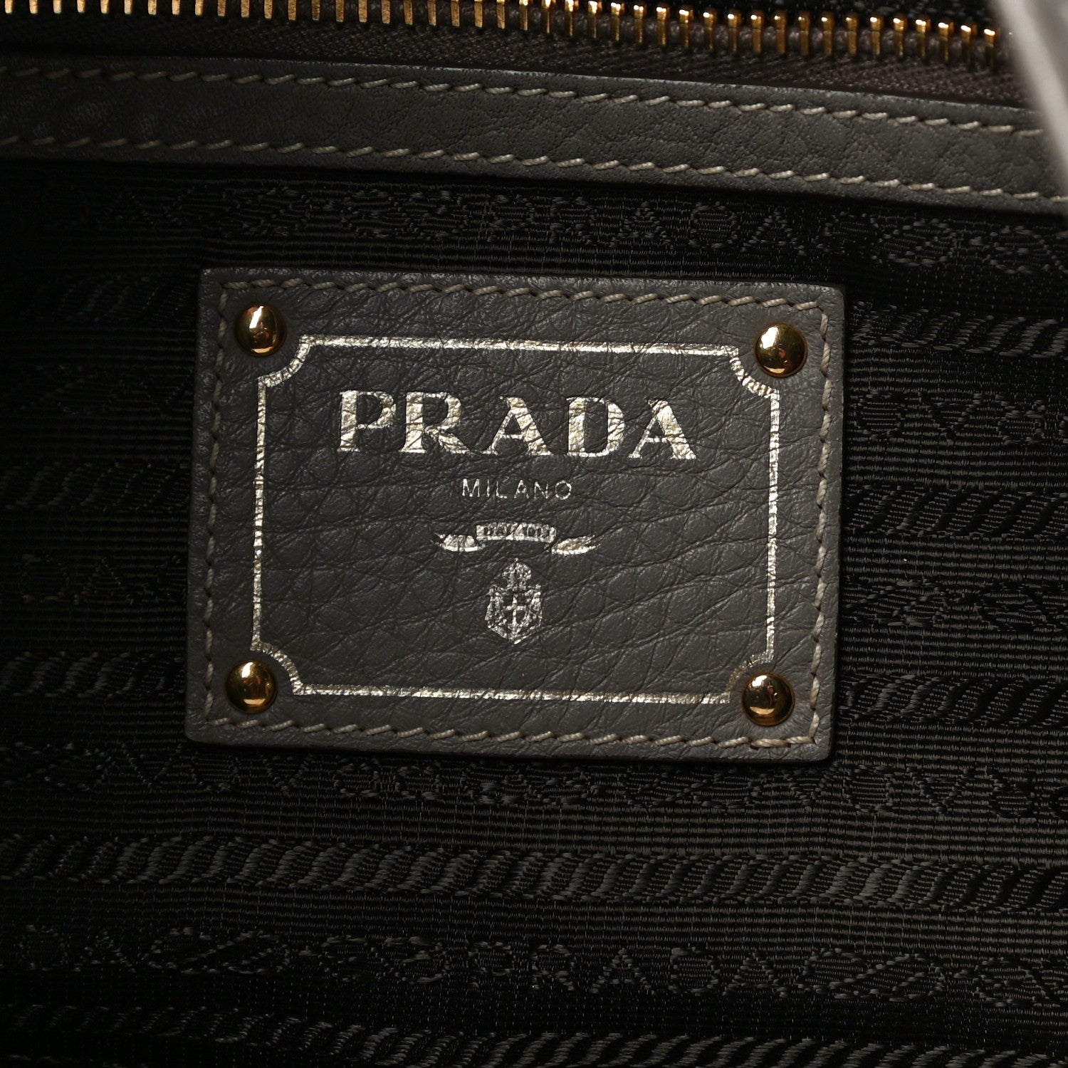 Prada Vitello Daino Hobo Argilla 6 of 11
