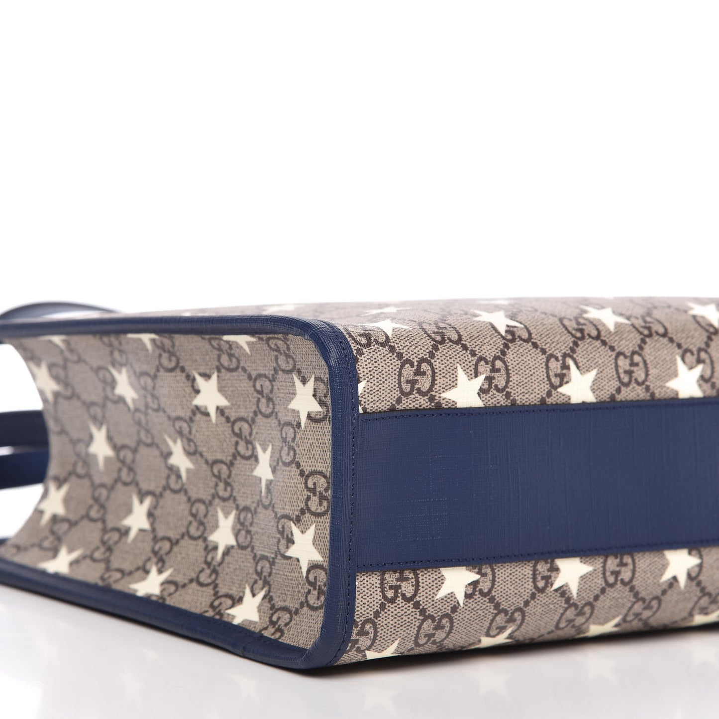 GG Supreme Monogram Stars Childrens Crossbody Tote Beige Ebony Yellow Royal