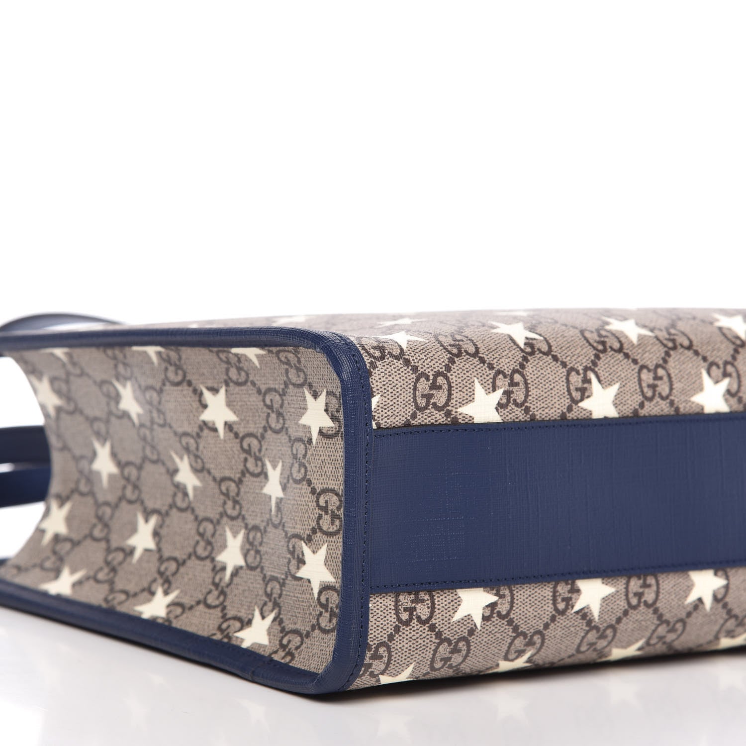Gucci GG Supreme Monogram Stars Childrens Crossbody Tote Beige Ebony Yellow Royal 6 of 10