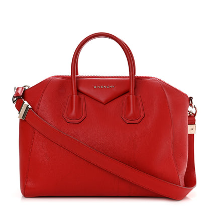 Givenchy Sugar Goatskin Medium Antigona Red 1 of 13