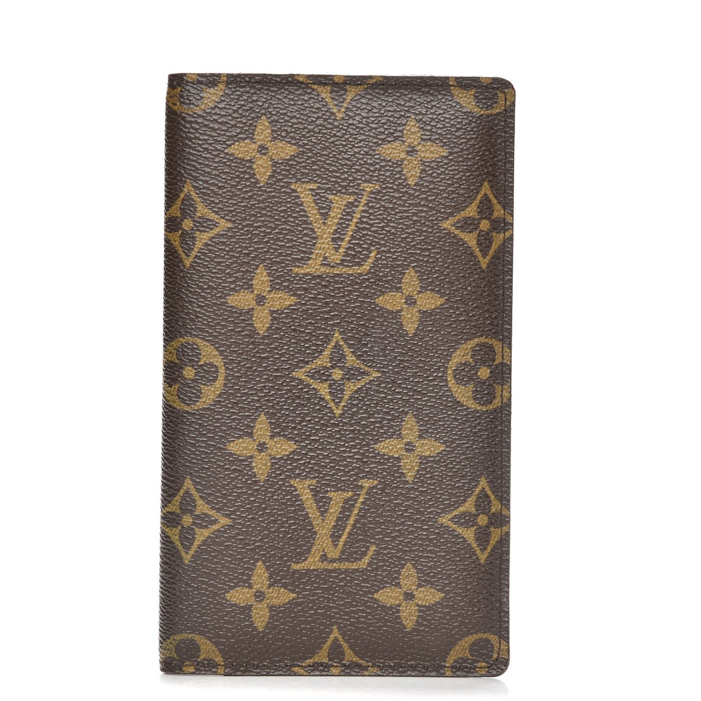 Monogram Checkbook Holder Wallet
