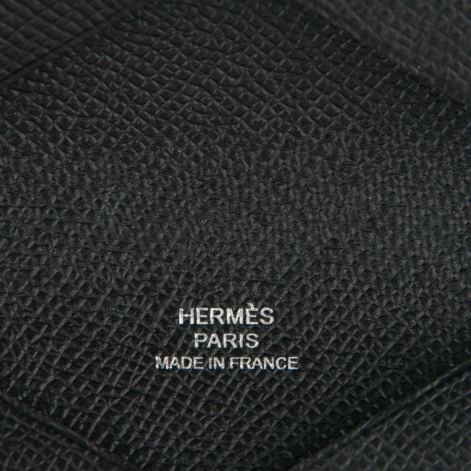 Hermes Epsom Calvi Card Case Black 6 of 7