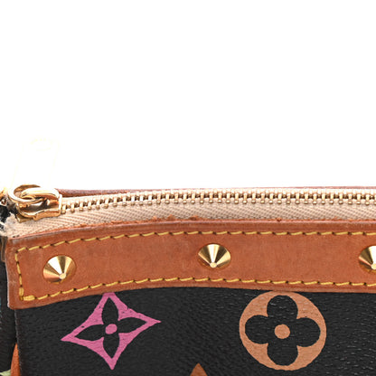 Louis Vuitton Monogram Multicolor Pochette Accessories Black 12 of 16