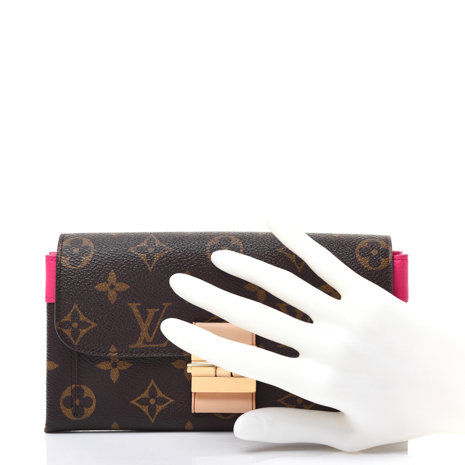 Louis Vuitton Monogram Elysee Wallet Pink 2 of 13