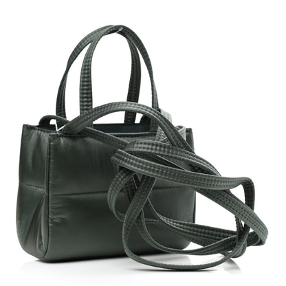 Telfar Nylon Small Puff Shopping Bag Green 4 of 10