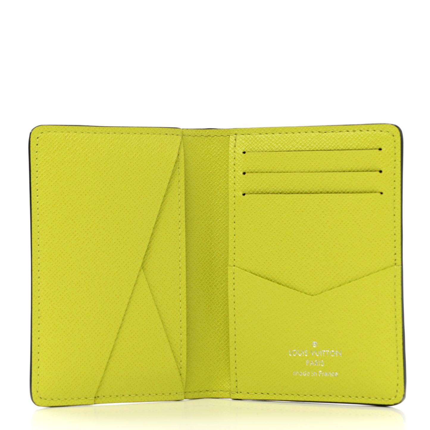 Monogram Taiga Pocket Organizer Yellow