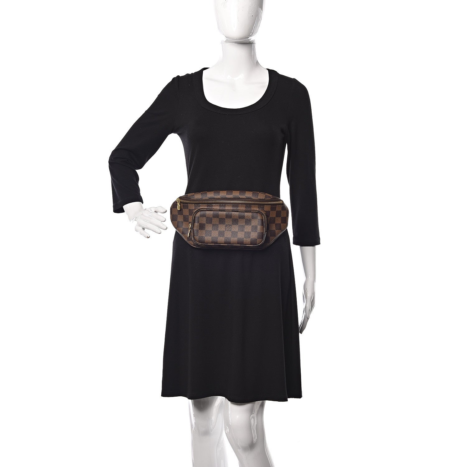 Louis Vuitton Damier Ebene Melville Bum Bag 2 of 8