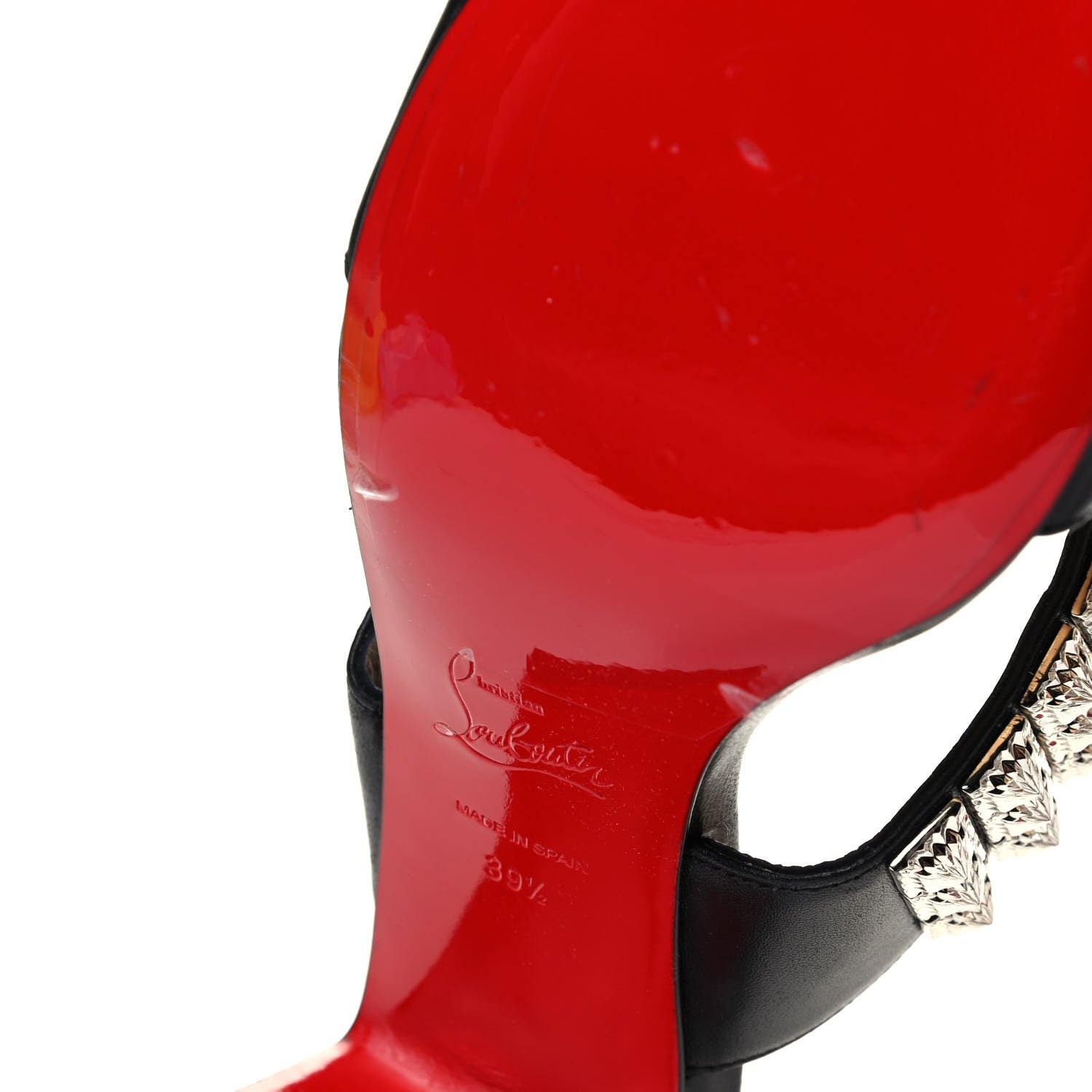 Christian Louboutin Nappa Myriadiam 55 Slide Sandals 39.5 Black 6 of 8