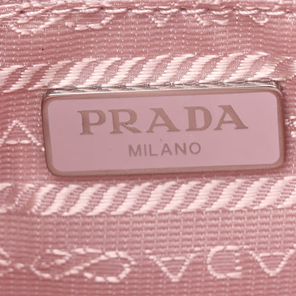 Prada Re-Nylon Vela Saffiano Mini Pochette Bag Alabastro 6 of 14