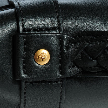 Mulberry Nappa and Suede Alexa Satchel Evergreen 10 of 15