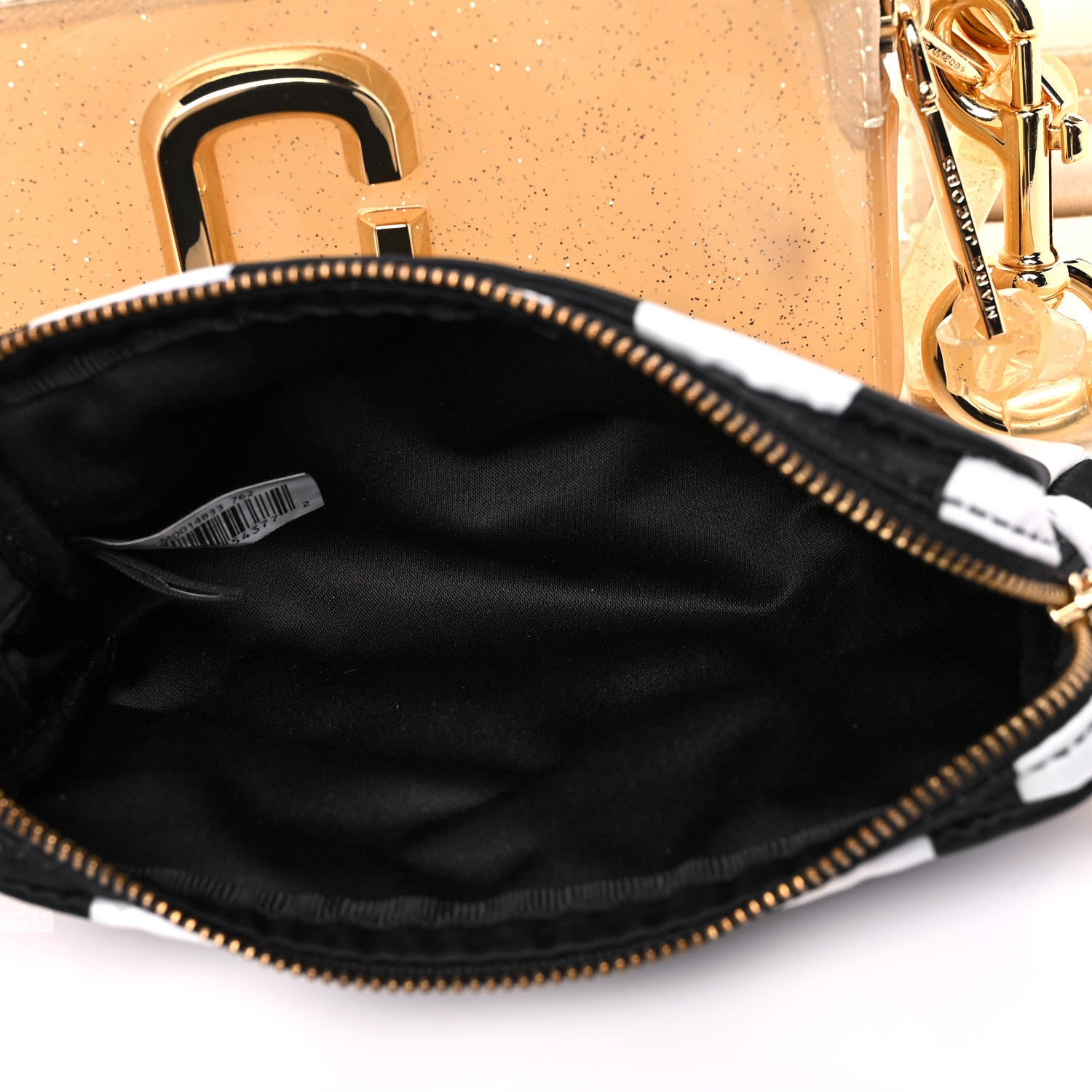 Marc Jacobs Jelly Glitter Small Snapshot Camera Bag Gold Silver 7 of 14