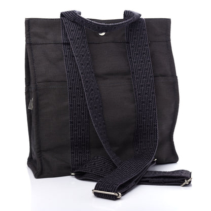 Hermes Canvas Herline Backpack Grey 3 of 9