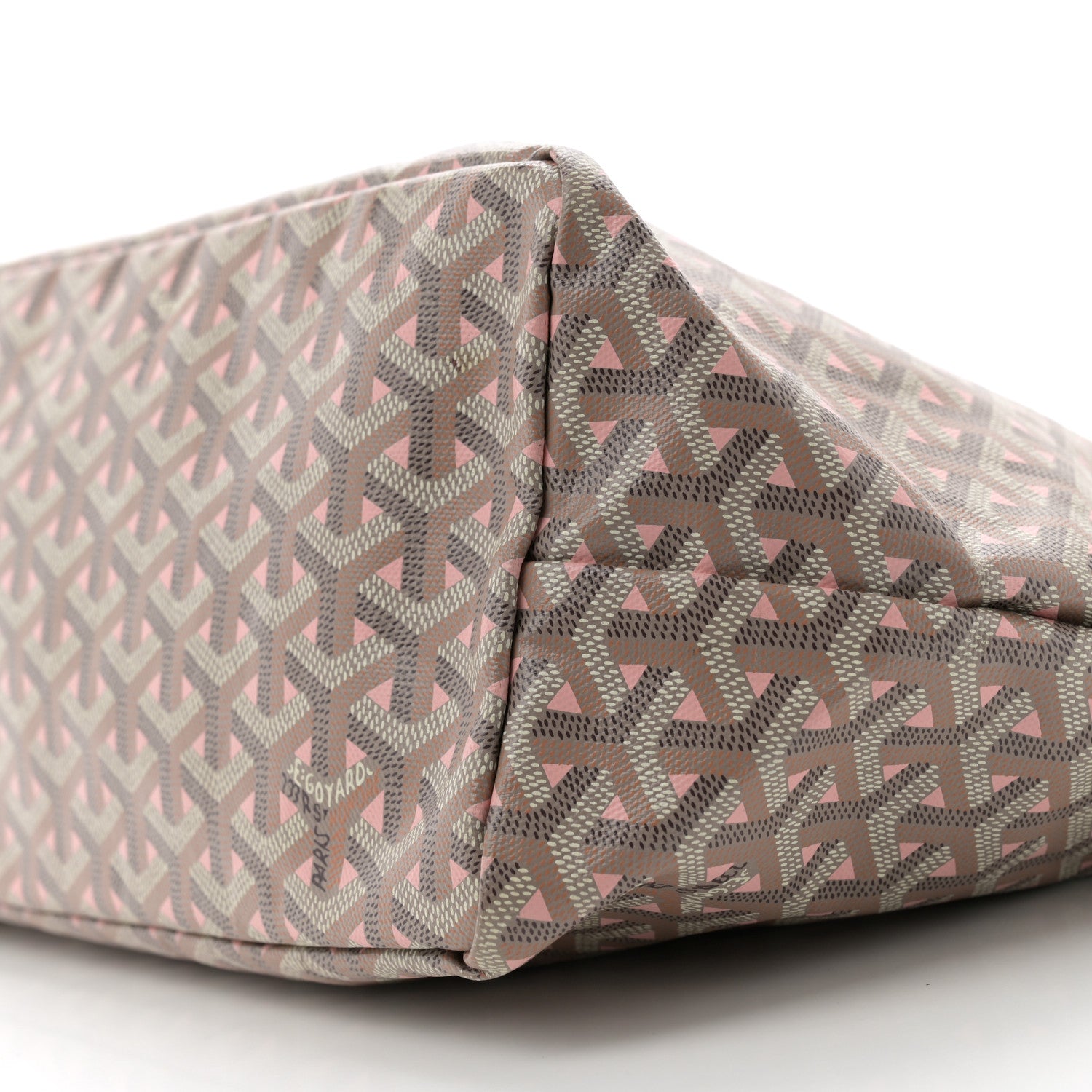 Goyard Goyardine Saint Louis Claire Voie PM Grege Powder Pink 11 of 13