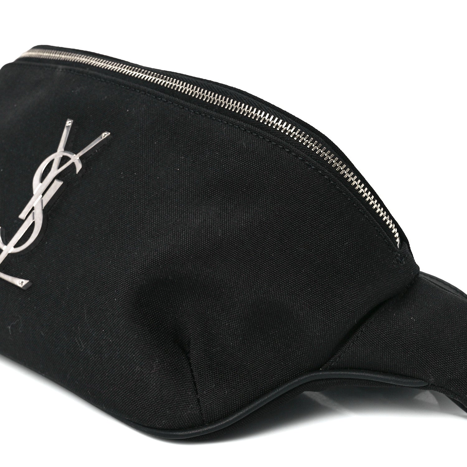 Saint Laurent Canvas Monogram Belt Bag Black 12 of 12