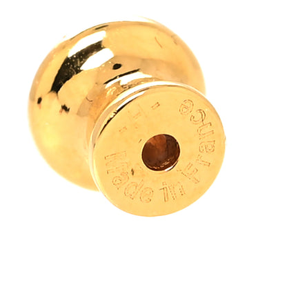Hermes Gold Lacquered Pop H Earrings Rose Extreme 5 of 5