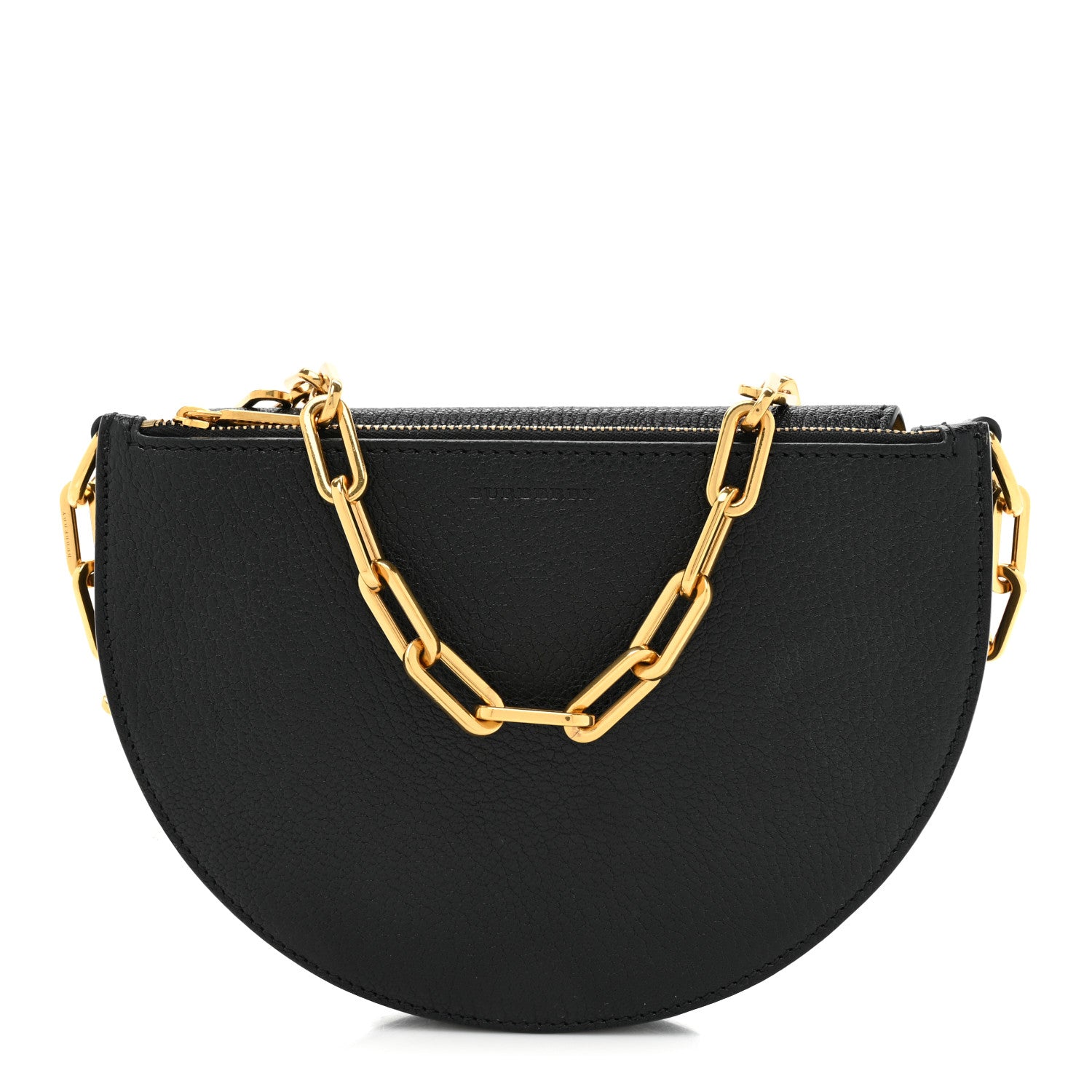 Burberry Goatskin Pecan Chain Shoulder Bag Black 1 of 11