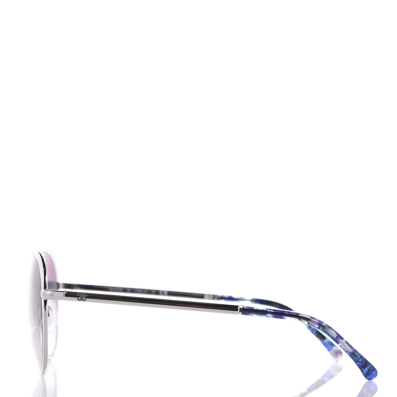 Chanel Round Spring Sunglasses 4206 Silver 2 of 10