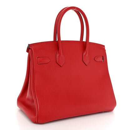 Hermes Epsom Birkin 30 Rouge Casaque 3 of 12