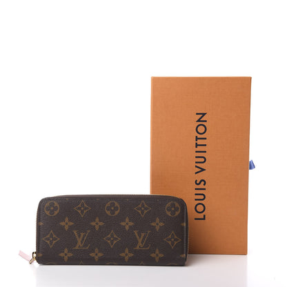 Louis Vuitton Monogram Clemence Wallet Rose Ballerine 7 of 7
