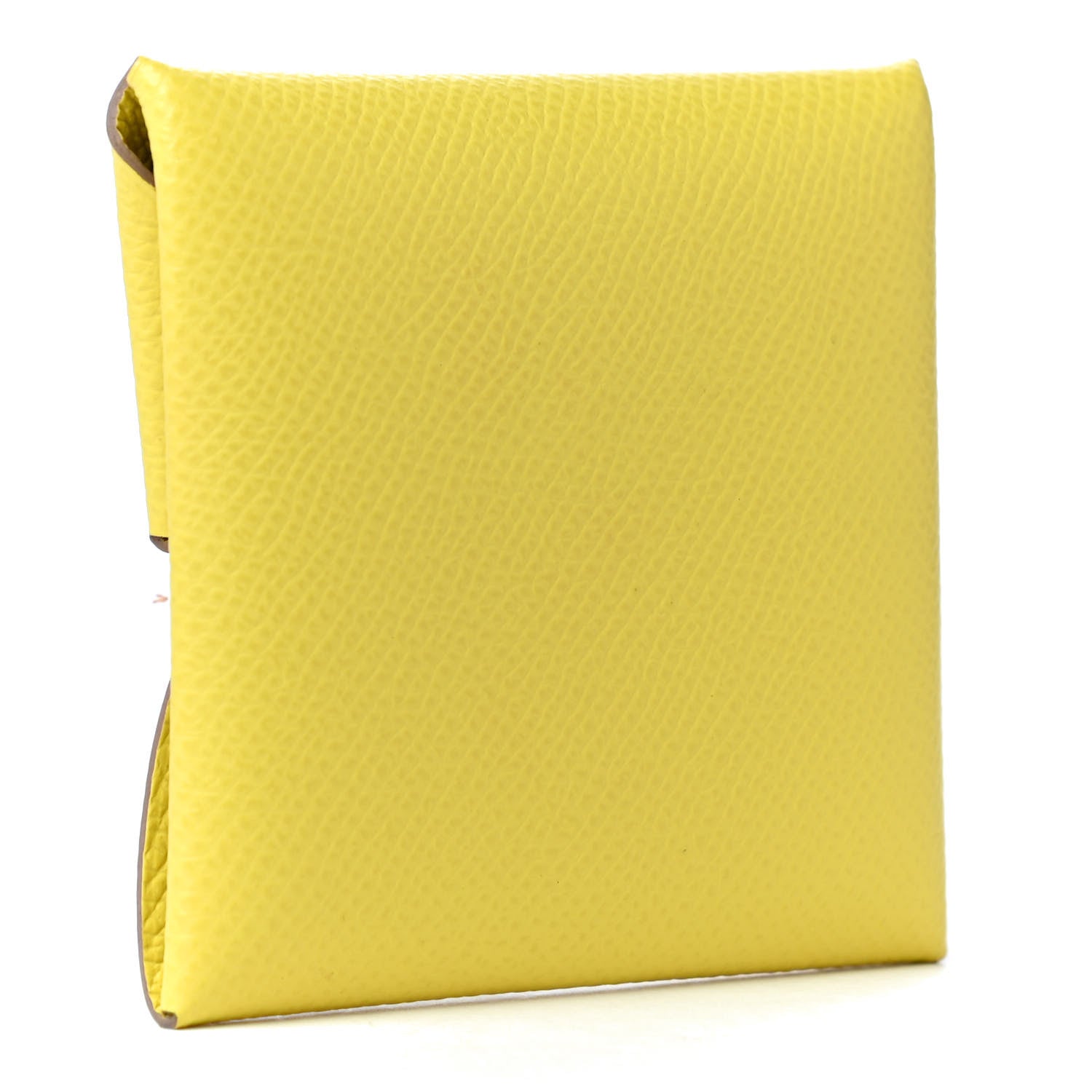 Hermes Epsom Bastia Coin Purse Lime 2 of 4