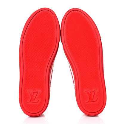 Louis Vuitton Canvas Escale Stellar Sneakers 36 Red 6 of 9