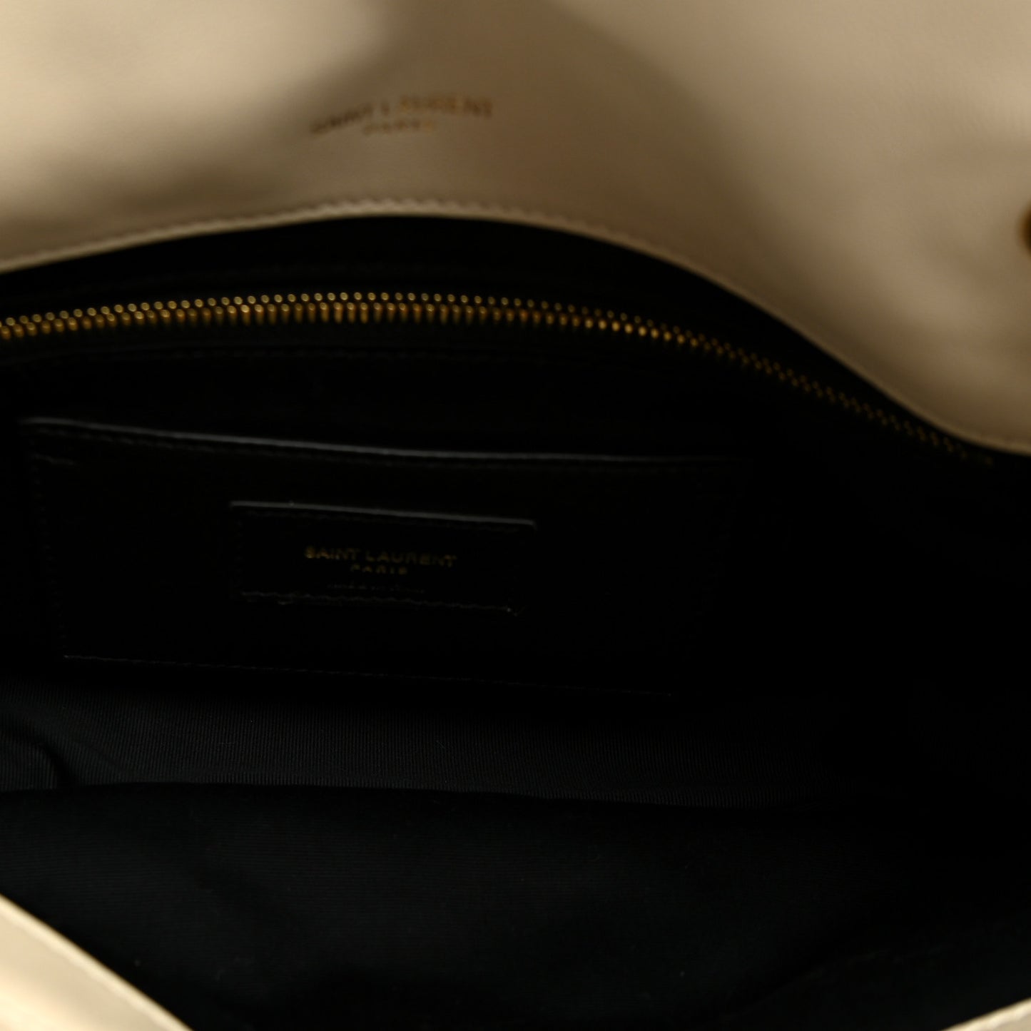 Lambskin Matelasse Monogram Small Jamie 4.3 Crema Soft
