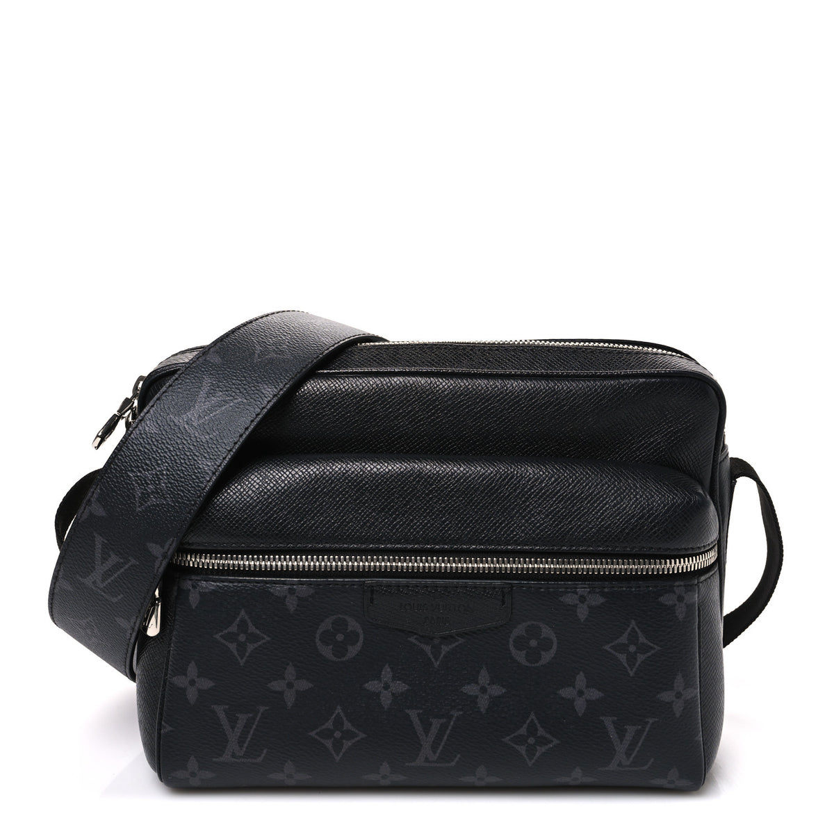 Louis Vuitton Taiga Monogram Eclipse Outdoor Messenger Black 1 of 10