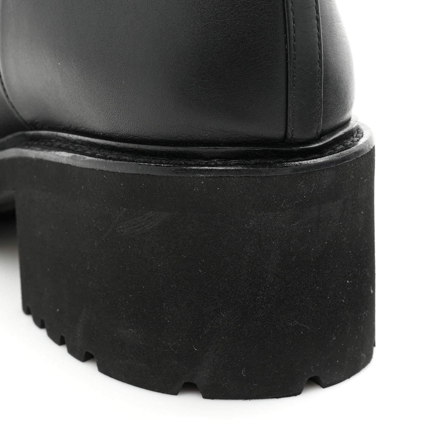 Calfskin CC Ankle Boots 42 Black