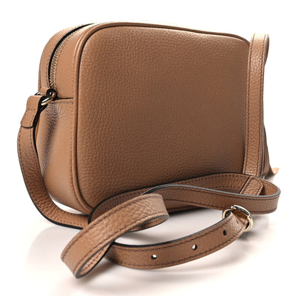 Gucci Pebbled Calfskin Small Soho Disco Bag Camelia 3 of 11