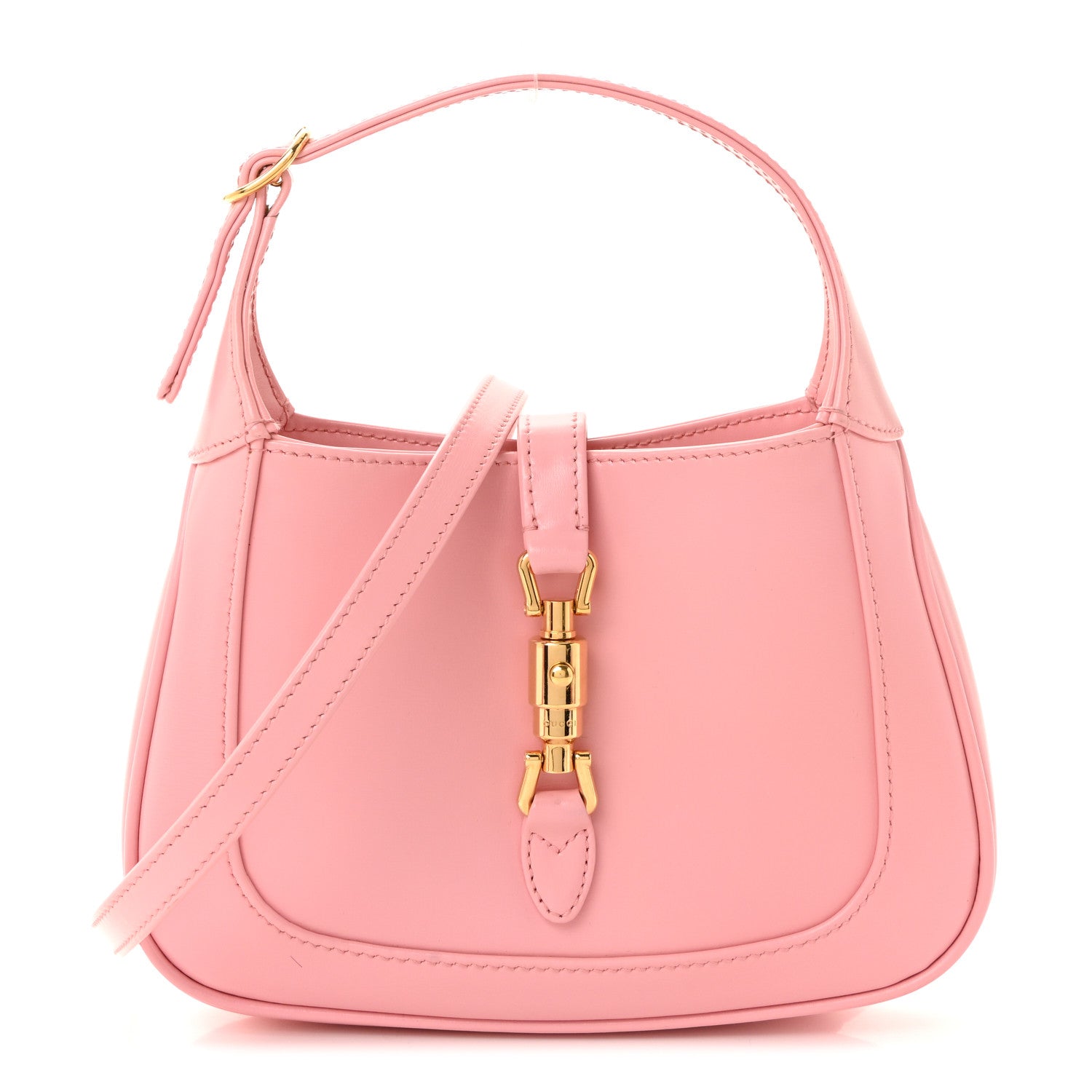 Gucci Boarded Dyana Lux Calfskin Mini Jackie 1961 Hobo Wild Rose 1 of 9