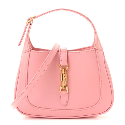 Gucci Boarded Dyana Lux Calfskin Mini Jackie 1961 Hobo Wild Rose 1 of 9