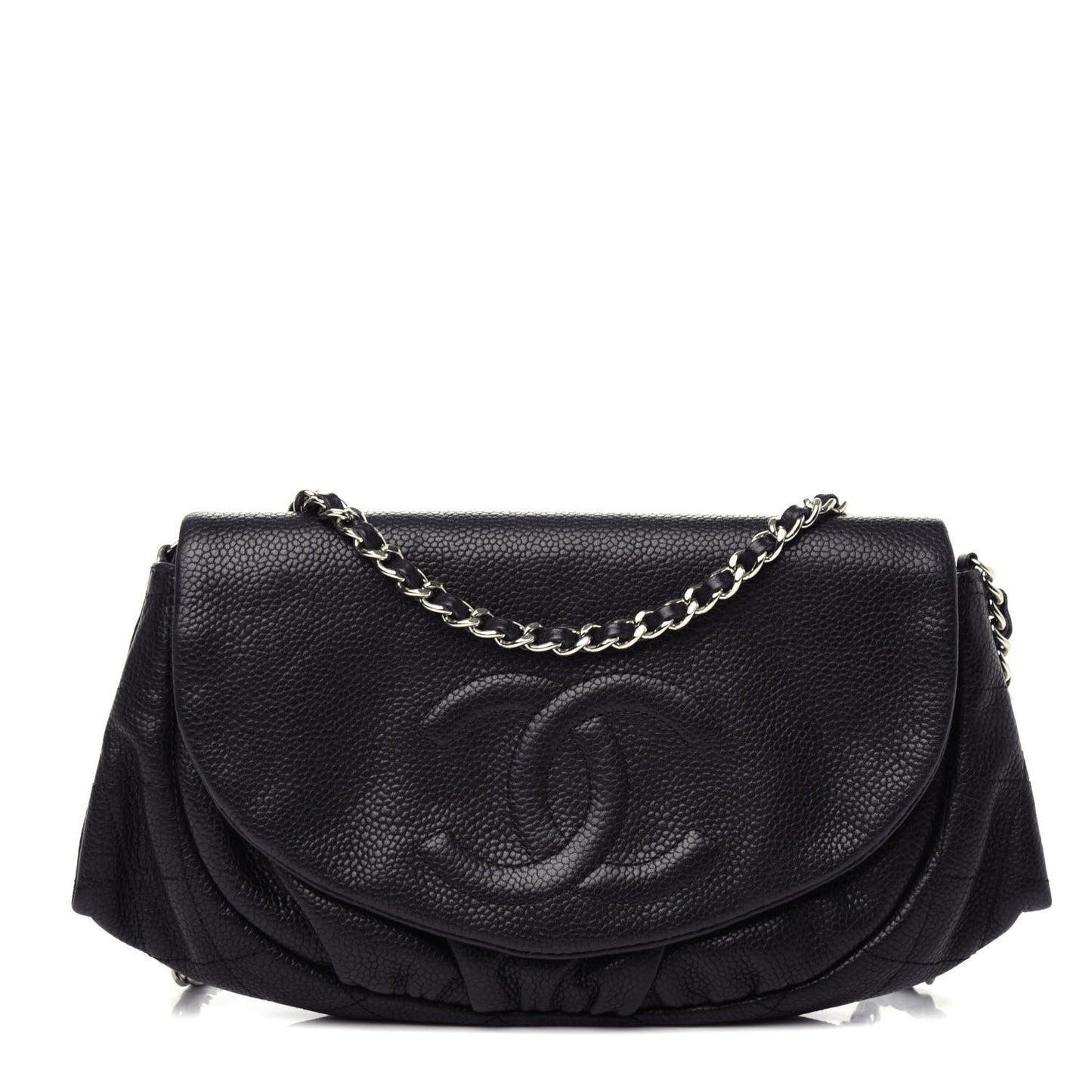 Caviar Half Moon Wallet On Chain WOC Black