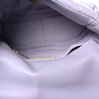 Chanel Lambskin Quilted Medium Chanel 19 Flap Light Purple 4 of 9
